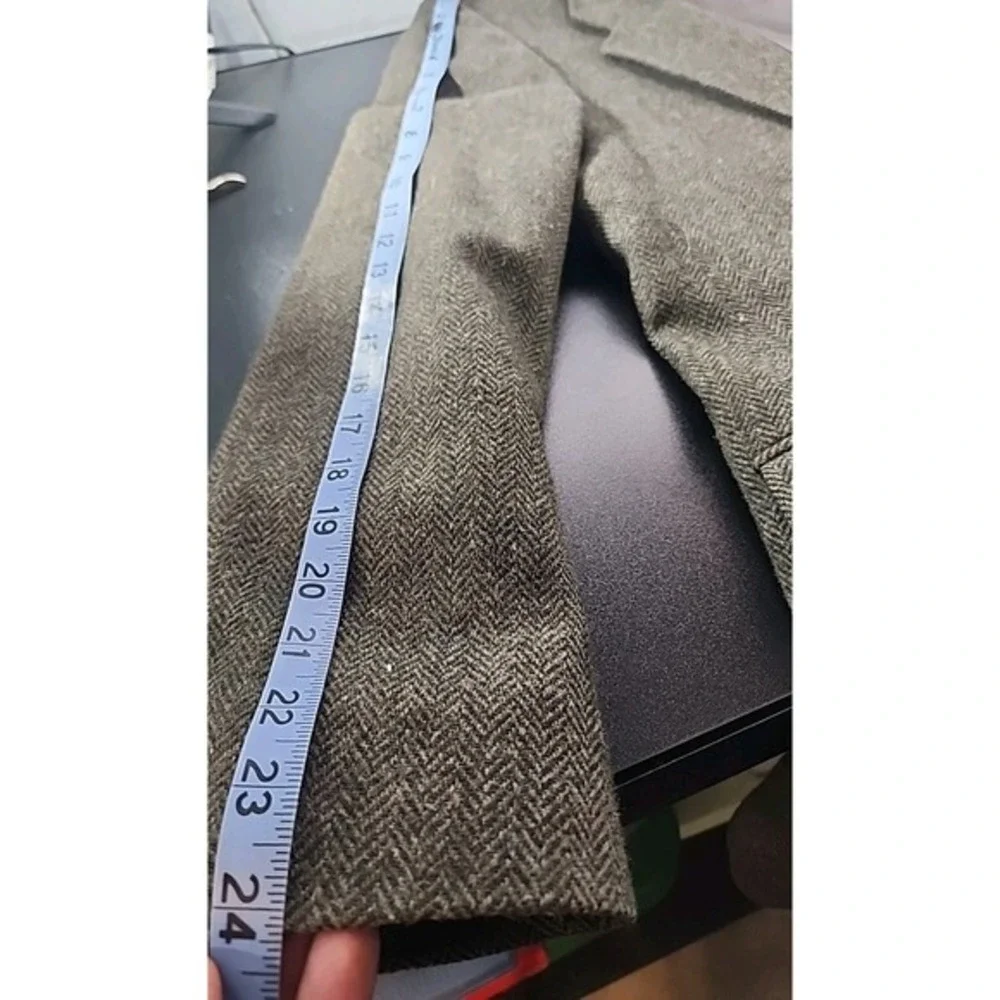 Arnold Palmer Vintage Brown Herringbone Tweed Wool Sport‎ Coat Blazer  Men's 42R